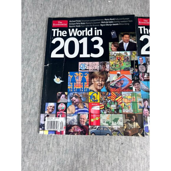 The Economist Magazine The World in 2014-, 2015 Lot of 2 Paperback - Picture 2 of 7
